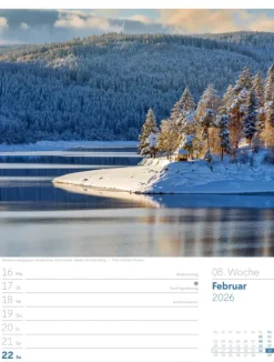 Ackermann Kunstverlag Wochenkalender*Malerisches Deutschland Wochenplaner Kalender 2026