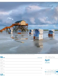 Ackermann Kunstverlag Wochenkalender*Malerisches Deutschland Wochenplaner Kalender 2026