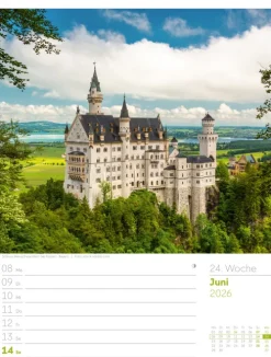 Ackermann Kunstverlag Wochenkalender*Malerisches Deutschland Wochenplaner Kalender 2026