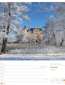 Ackermann Kunstverlag Wochenkalender*Malerisches Deutschland Wochenplaner Kalender 2026