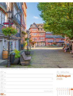 Ackermann Kunstverlag Wochenkalender*Malerisches Deutschland Wochenplaner Kalender 2026