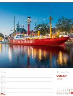 Ackermann Kunstverlag Wochenkalender*Malerisches Deutschland Wochenplaner Kalender 2026