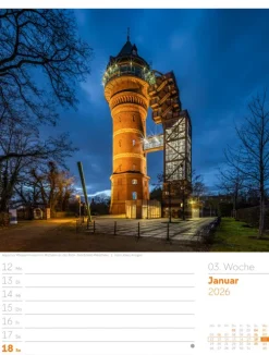 Ackermann Kunstverlag Wochenkalender*Malerisches Deutschland Wochenplaner Kalender 2026