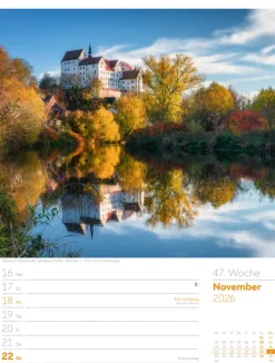 Ackermann Kunstverlag Wochenkalender*Malerisches Deutschland Wochenplaner Kalender 2026