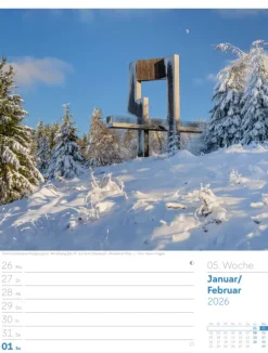 Ackermann Kunstverlag Wochenkalender*Malerisches Deutschland Wochenplaner Kalender 2026