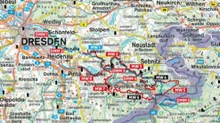 Bergverlag Rother Wandern & Radfahren-Malerweg und Dichter-Musiker-Maler-Weg