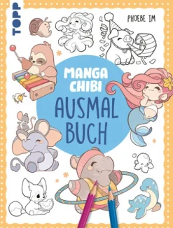 frechverlag GmbH Artbooks & Handbücher-Manga Chibi Ausmalbuch