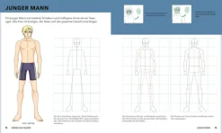 Dorling Kindersley Verlag Artbooks & Handbücher-Manga zeichnen Strich für Strich