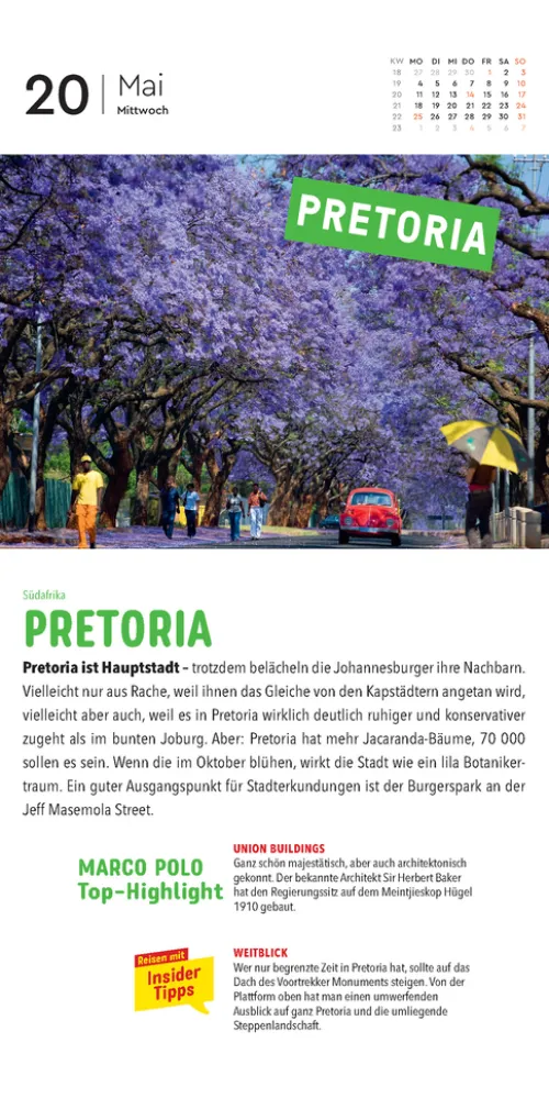 Kunth Kalender Abreiß-Kalender*MARCO POLO: Mit 365 Insidertipps durch die Welt - KUNTH Abreißkalender 2026