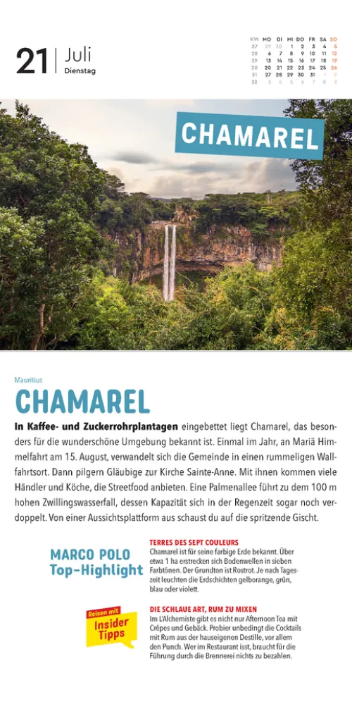 Kunth Kalender Abreiß-Kalender*MARCO POLO: Mit 365 Insidertipps durch die Welt - KUNTH Abreißkalender 2026