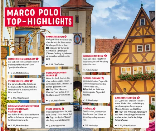 Mairdumont Reiseführer*MARCO POLO Reiseführer Franken, Nürnberg, Würzburg, Bamberg