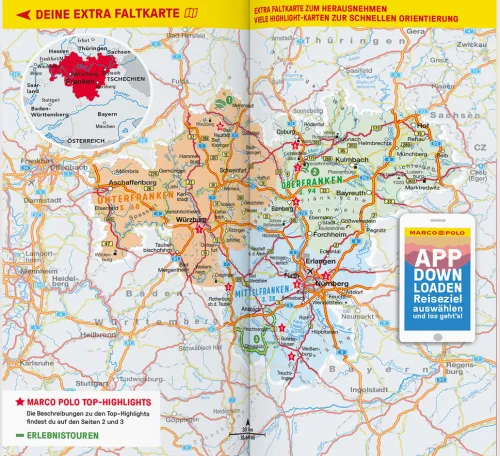 Mairdumont Reiseführer*MARCO POLO Reiseführer Franken, Nürnberg, Würzburg, Bamberg