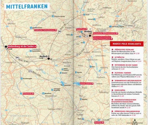 Mairdumont Reiseführer*MARCO POLO Reiseführer Franken, Nürnberg, Würzburg, Bamberg