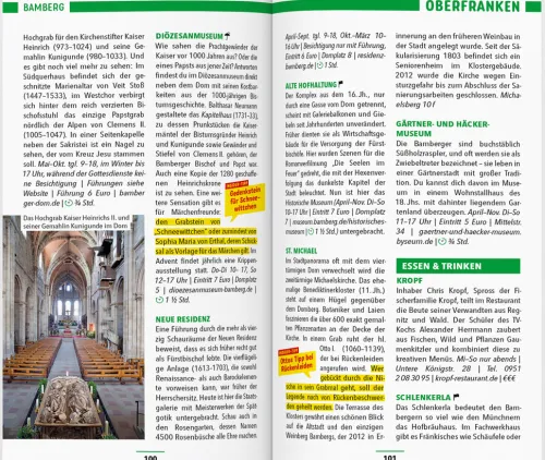 Mairdumont Reiseführer*MARCO POLO Reiseführer Franken, Nürnberg, Würzburg, Bamberg