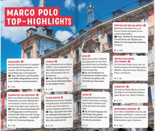 Mairdumont Reiseführer-MARCO POLO Reiseführer Madrid