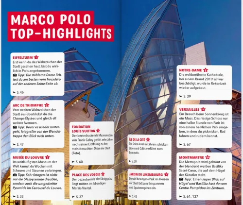 Mairdumont Reiseführer*MARCO POLO Reiseführer Paris