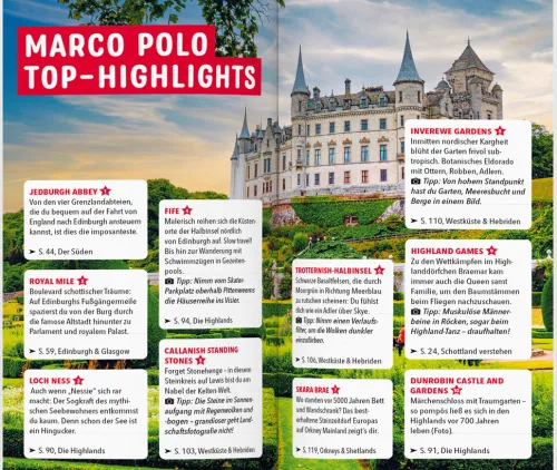 Mairdumont Reiseführer*MARCO POLO Reiseführer Schottland