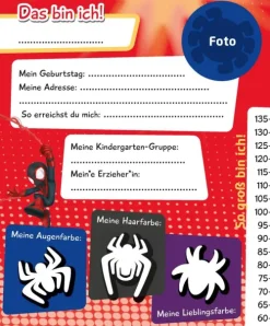 Nelson Verlag Freundebücher*MARVEL Spidey und seine Super-Freunde: Mein Kindergarten Freundebuch