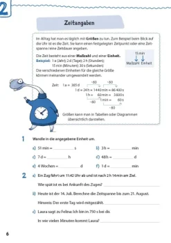 Bibliograph. Instit. GmbH Abi Trainer·Mathematik*Mathe in 15 Min - Größen und Textaufgaben 5./6. Klasse