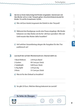 Bibliograph. Instit. GmbH Abi Trainer·Mathematik*Mathe in 15 Min - Größen und Textaufgaben 5./6. Klasse