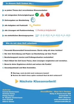 StrandMathe Mittlere Reife·Mathematik-Mathematik Klassenarbeitstrainer Klasse 8 -