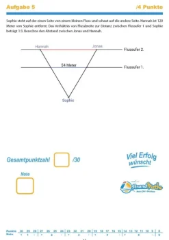 StrandMathe Mittlere Reife·Mathematik-Mathematik Klassenarbeitstrainer Klasse 8 -
