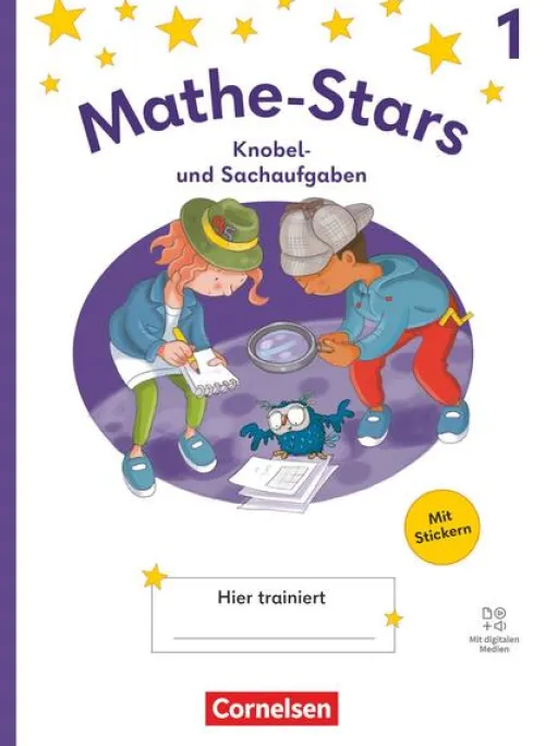 Cornelsen Verlag GmbH Quali Trainer·Grundschule|Grundschule·Mathematik-Mathe-Stars 1. Schuljahr - Knobel- und Sachaufgaben Ausgabe 2025 - Übungsheft