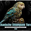 Calvendo Wandkalender-Mechanische Steampunk Tierwelt (Wandkalender 2026 DIN A2 quer), Monatskalender