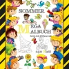 Kinder tredition Bilderbücher-MEGA MALBUCH - SOMMER - URLAUB - MOTORBOOT - JETSKI - SPORT - SCHWIMMEN - WANDERN - MEER - FAMILIE - KINDER - SPASS