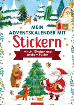 Ars Edition GmbH Posterkalender-Mein Adventskalender mit Stickern