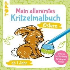 Kinder frechverlag GmbH Kinder- & Jugendbücher|0-3 Jahre-Mein allererstes Kritzelmalbuch Ostern