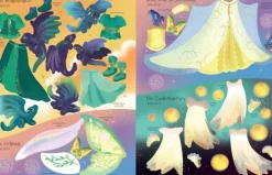 Usborne Verlag Stickerhefte-Mein Anziehpuppen-Stickerbuch: Königreich der Feen