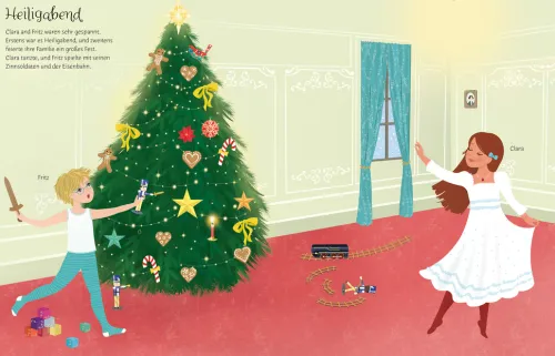 Usborne Verlag Stickerhefte*Mein Anziehpuppen-Stickerbuch: Der Nussknacker