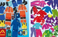 Usborne Verlag Stickerhefte*Mein Anziehpuppen-Stickerbuch: Action!