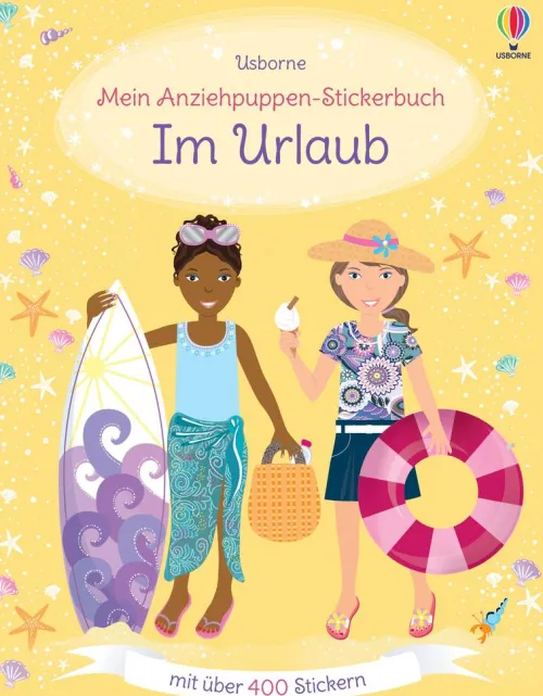 Mein Anziehpuppen-Stickerbuch: Im Urlaub*Usborne Verlag