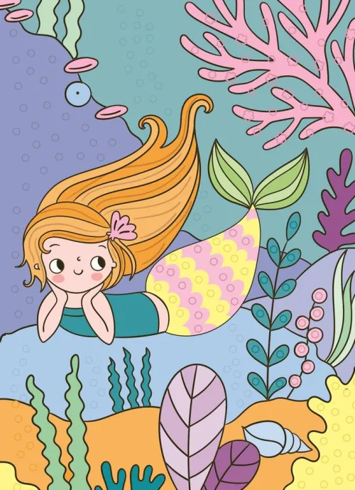 Ars Edition GmbH Stickerhefte-Mein Diamant-Stickerheft - Meerjungfrauen