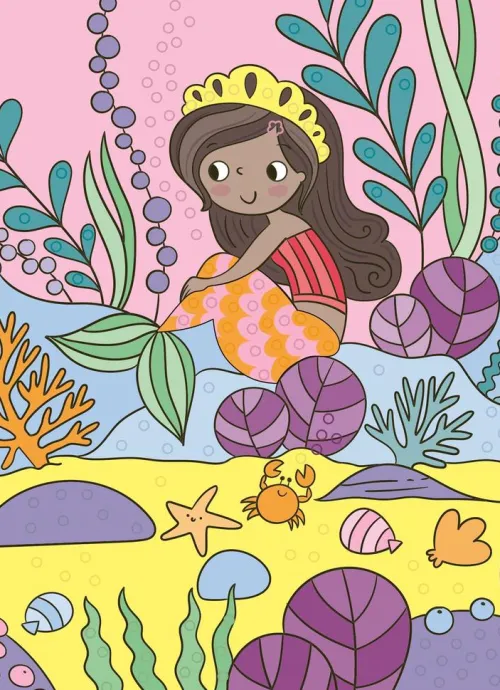 Ars Edition GmbH Stickerhefte-Mein Diamant-Stickerheft - Meerjungfrauen