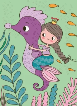 Ars Edition GmbH Stickerhefte-Mein Diamant-Stickerheft - Meerjungfrauen