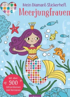 Ars Edition GmbH Stickerhefte-Mein Diamant-Stickerheft - Meerjungfrauen