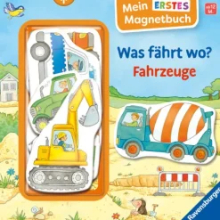 Kinder Ravensburger Verlag 0-3 Jahre-Mein erstes Magnetbuch - Was fährt wo? Fahrzeuge