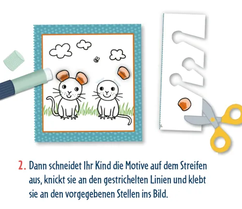 Coppenrath Klebstoff & Klebebänder*Mein erstes Pop-up-Bastelbuch: Blumenwiese