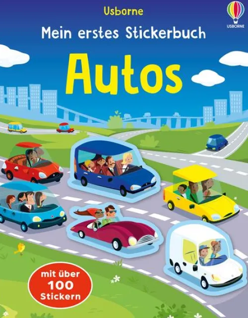 Usborne Verlag Stickerhefte-Mein erstes Stickerbuch: Autos