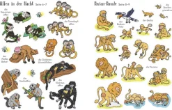 Mein erstes Stickerbuch: Affenbande*Usborne Verlag Discount