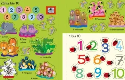 Usborne Verlag Stickerhefte*Mein erstes Stickerbuch: Erste Zahlen von 1 bis 10