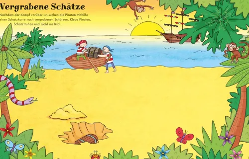 Usborne Verlag Stickerhefte*Mein erstes Stickerbuch: Piraten