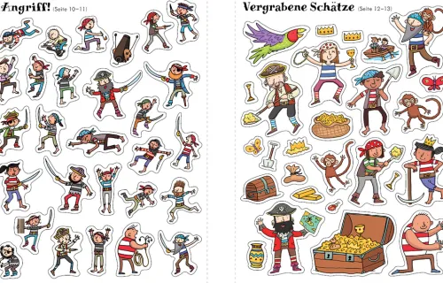 Usborne Verlag Stickerhefte*Mein erstes Stickerbuch: Piraten