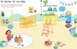 Usborne Verlag Stickerhefte-Mein erstes Stickerbuch: Wir bekommen ein Geschwisterchen!