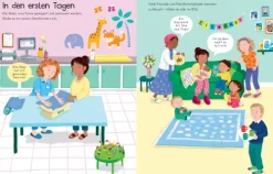 Usborne Verlag Stickerhefte-Mein erstes Stickerbuch: Wir bekommen ein Geschwisterchen!