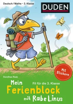 Bibliograph. Instit. GmbH Grundschule·Mathematik|Grundschule·Deutsch-Mein Ferienblock mit Rabe Linus Fit für die 3. Klasse