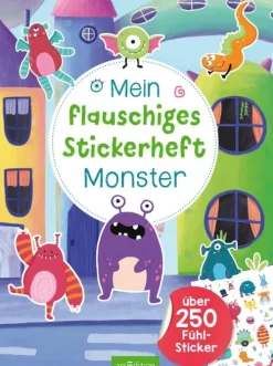Ars Edition GmbH Stickerhefte-Mein flauschiges Stickerheft - Monster